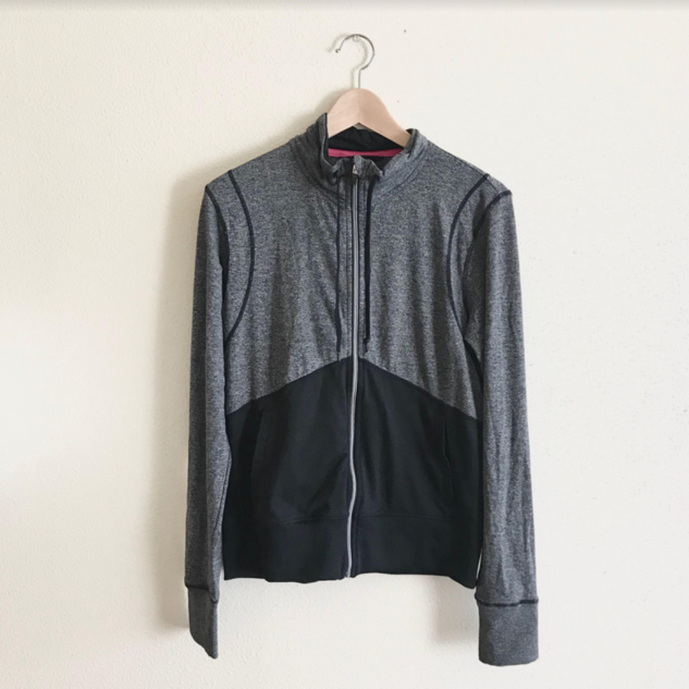 H&M Athletic Zip-up Training Two-Toned Jacket